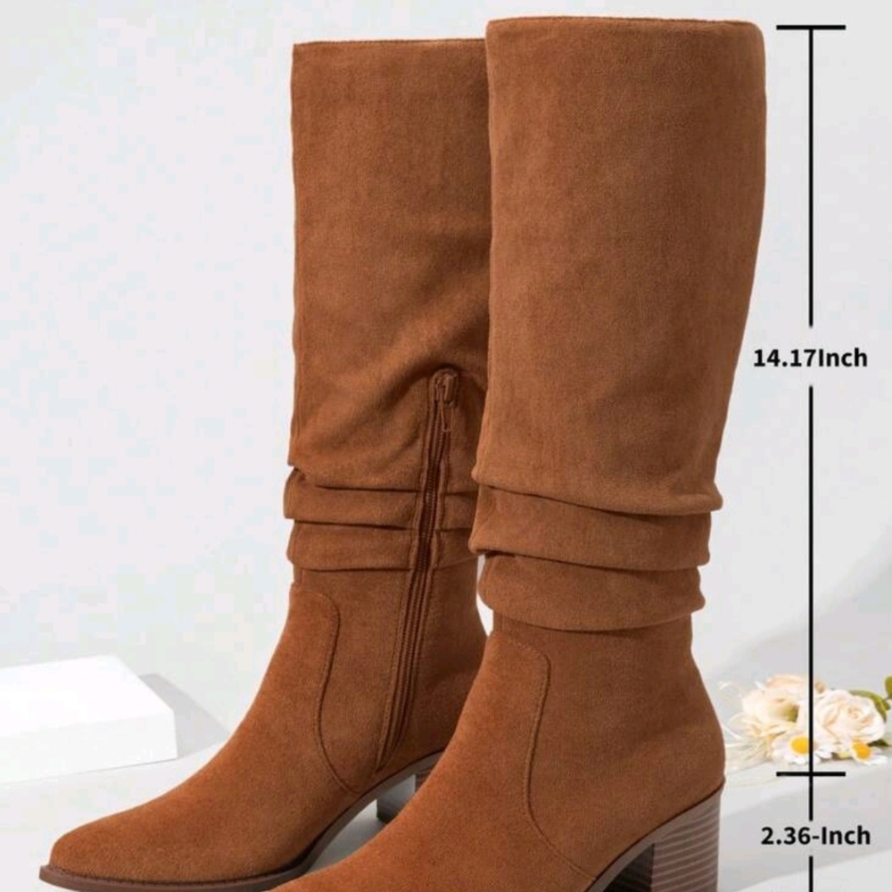 Brown Heeled Boots
